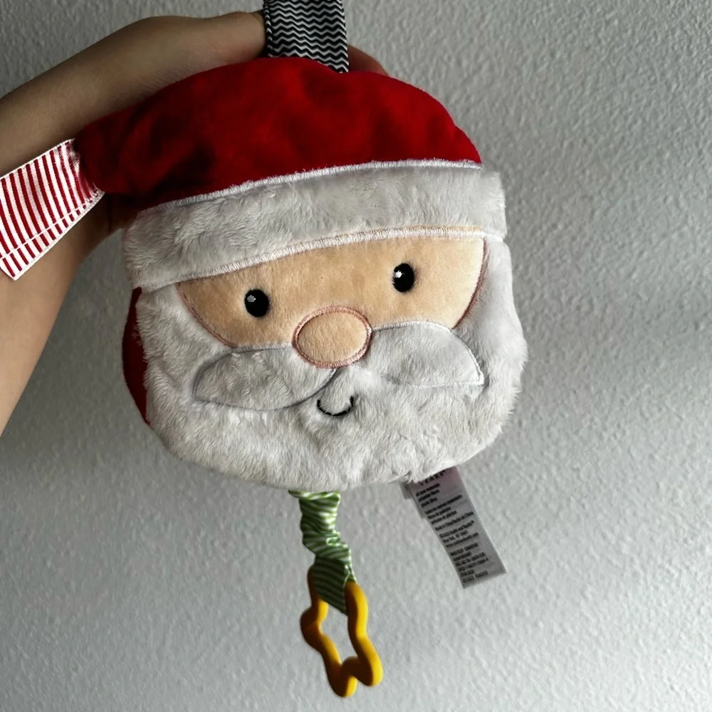 Santa Claus Plush Toy with Rattle